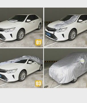 Universele Autohoes Outdoor - Waterdicht, Zonwerend, Stof- en Sneeuwbestendig