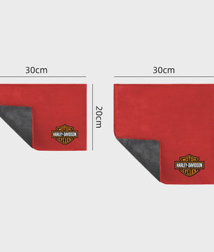 Set van 2 Harley Davidson Microvezel Doeken - Soft Drying Cloth voor Auto & Motor