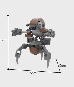 10x Bouwstenen Droideka Destroyer Droids - Star Wars Clone Robot Speelgoed