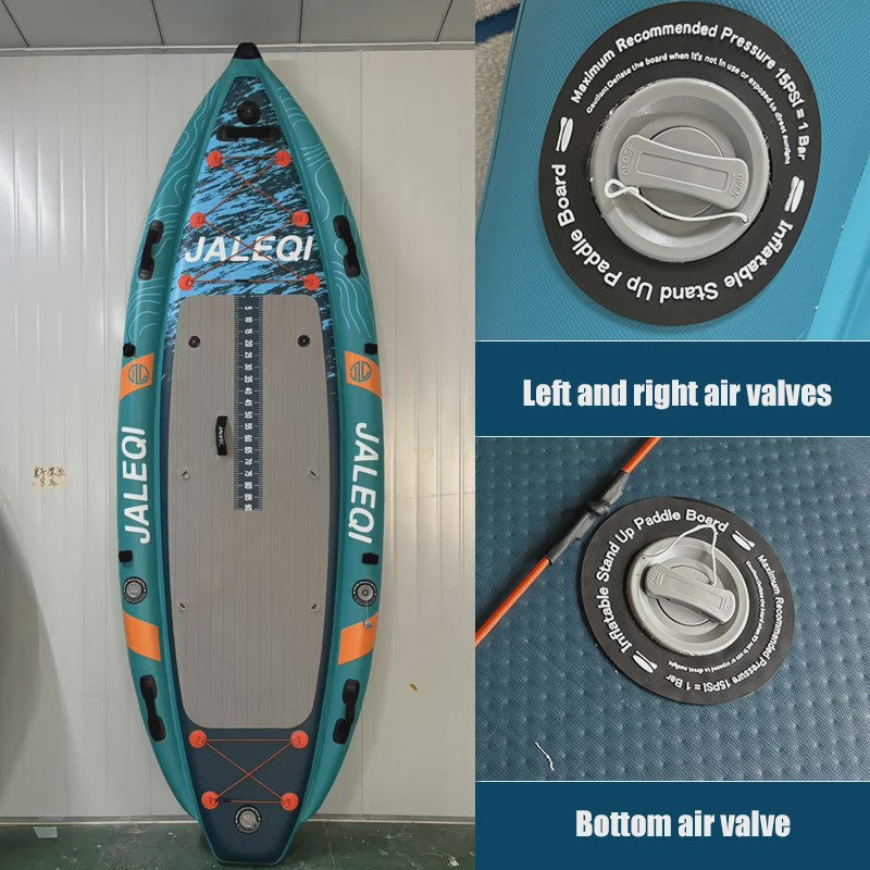 SEA BEAST 335CM Opblaasbare Vis Kajak - Complete Set met Stoel