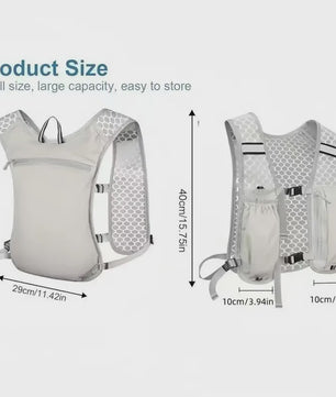Hydratatie Vest voor Mannen & Vrouwen - Lichtgewicht Ademend Hardloop & Wandelrugzak