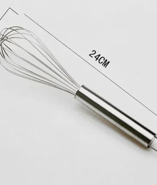 10-inch Roestvrijstalen Garde - Handmatige Eierklopper & Mixer voor Keuken