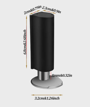 RVS Magnetische Deurstopper - Zelfklevend & Winddicht