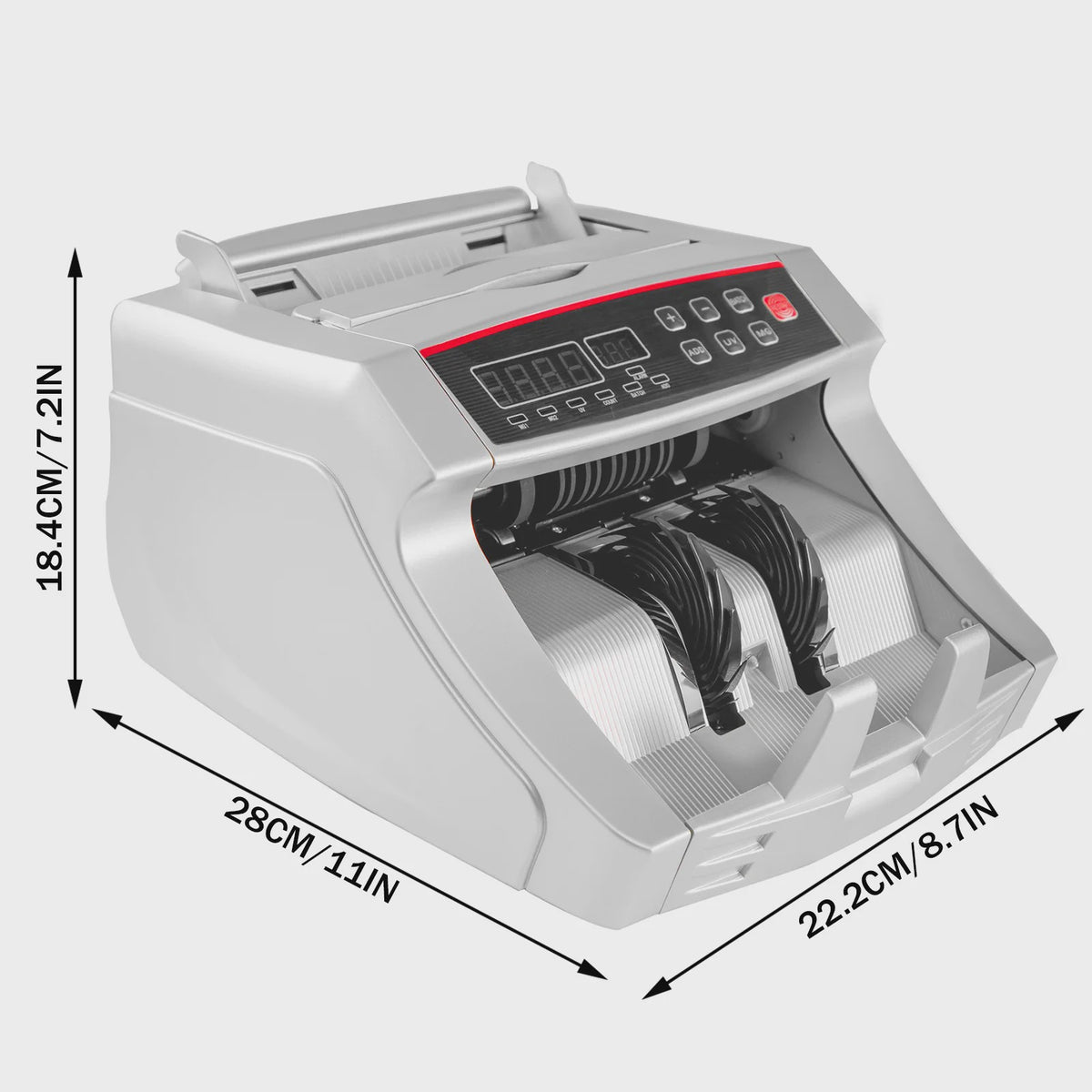Professionele Geldtelmachine met Valsgelddetectie (UV & MG) - 1000 Biljetten/Min