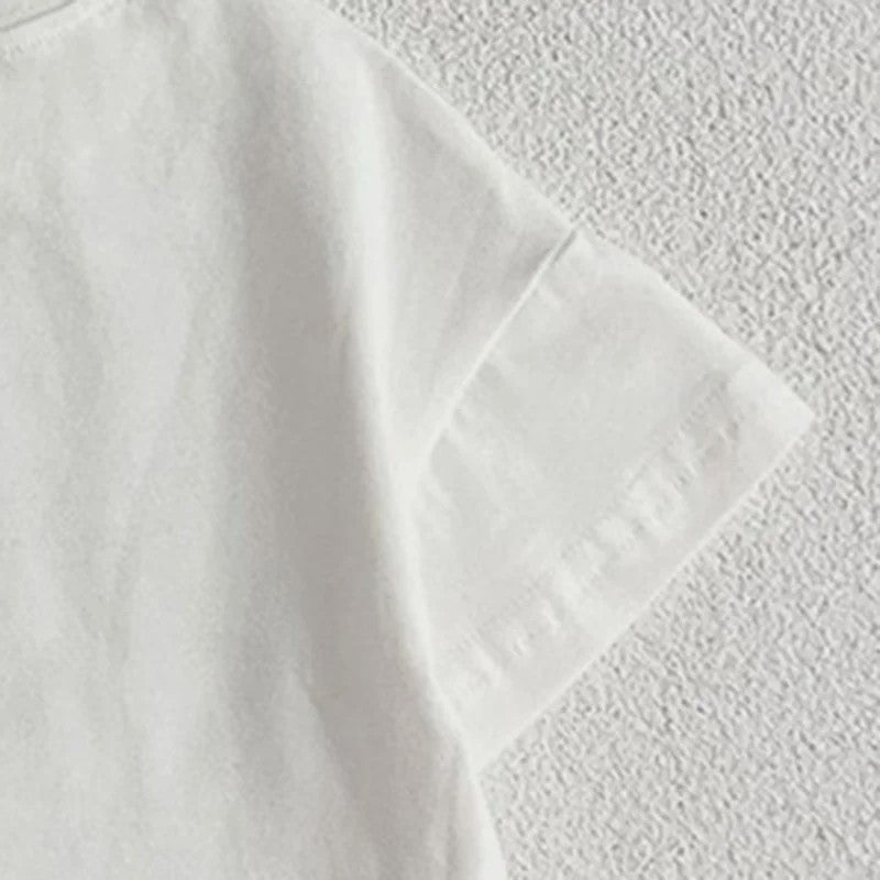 Zomer T-shirt Baby Jongens & Meisjes | Effen Kleur | Koreaanse Stijl | Korte Mouwen