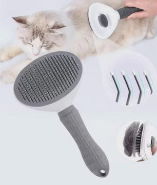 Zelfreinigende Honden- en Kattenborstel – Efficiënte Haarverwijderaar voor Verzorging