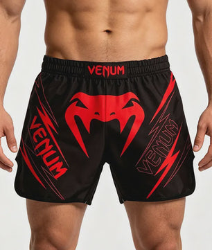 Herensportbroek 3D Print Sneldrogend Ademend MMA Trainingsbroek