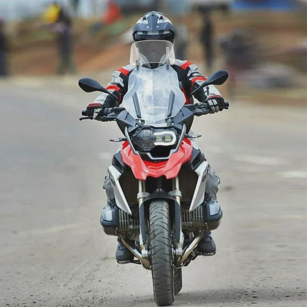 Universele Motor Windscherm Verlenging - Verstelbare Winddeflector voor BMW R1250GS, Honda, Suzuki