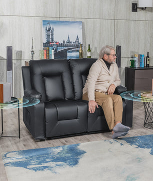 Luxe Draaibare Relaxfauteuil met Voetensteun en Dikke Armleuningen - Perfect voor TV Kijken