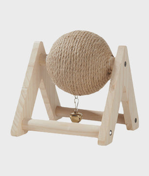 Interactieve Sisal Hemp Krab- en Speelbal voor Konijnen