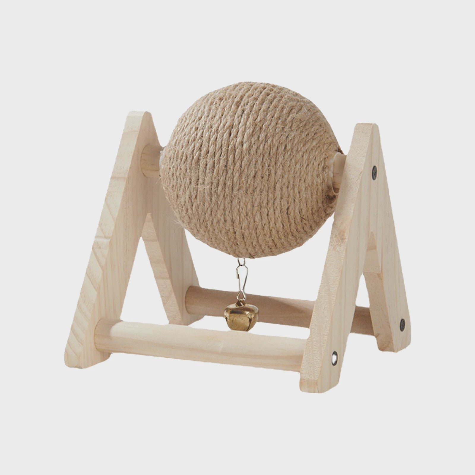 Interactieve Sisal Hemp Krab- en Speelbal voor Konijnen
