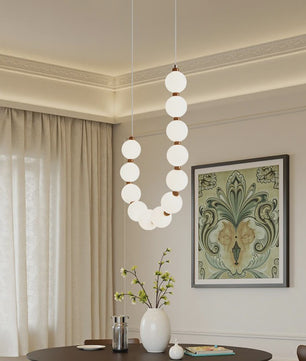 Moderne Scandinavische Plafondlamp met Bolvormige Lampjes - Hanglamp voor Woonkamer & Trap