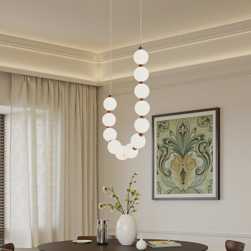 Moderne Scandinavische Plafondlamp met Bolvormige Lampjes - Hanglamp voor Woonkamer & Trap