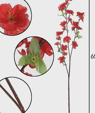 Kunstbloemen Boeket Sakura Takken - Sfeervolle Decoratie voor Huis, Feest & Bruiloft
