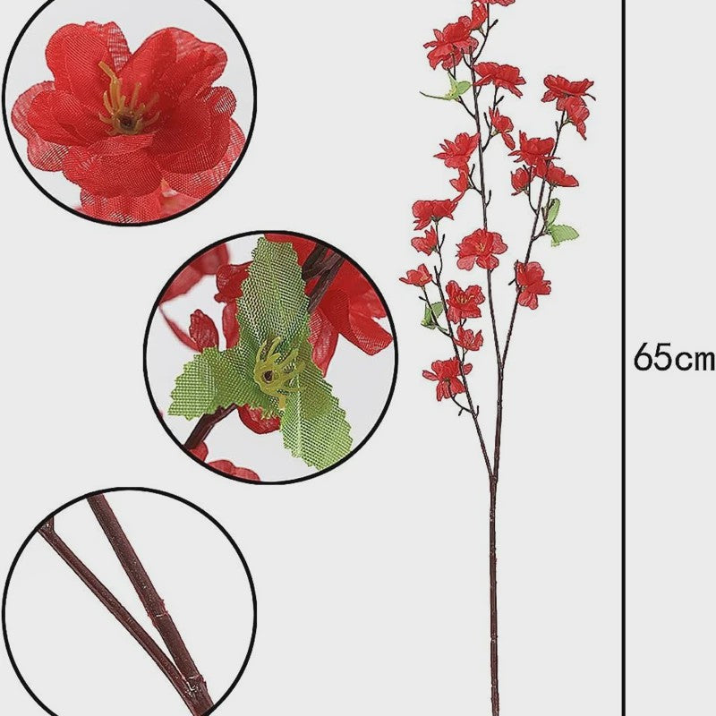 Kunstbloemen Boeket Sakura Takken - Sfeervolle Decoratie voor Huis, Feest & Bruiloft
