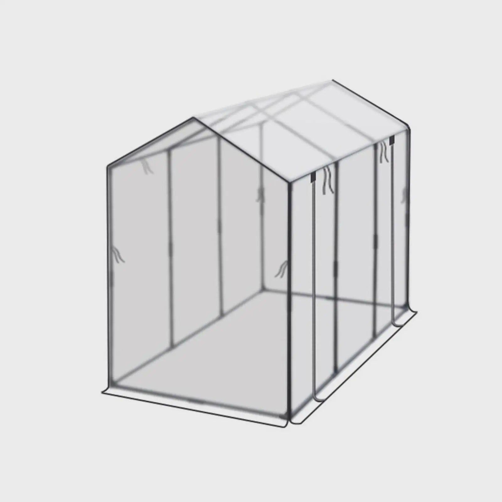 Mini Kas Tent - Eenvoudig Op te Zetten Kweekkas voor Binnen en Buiten