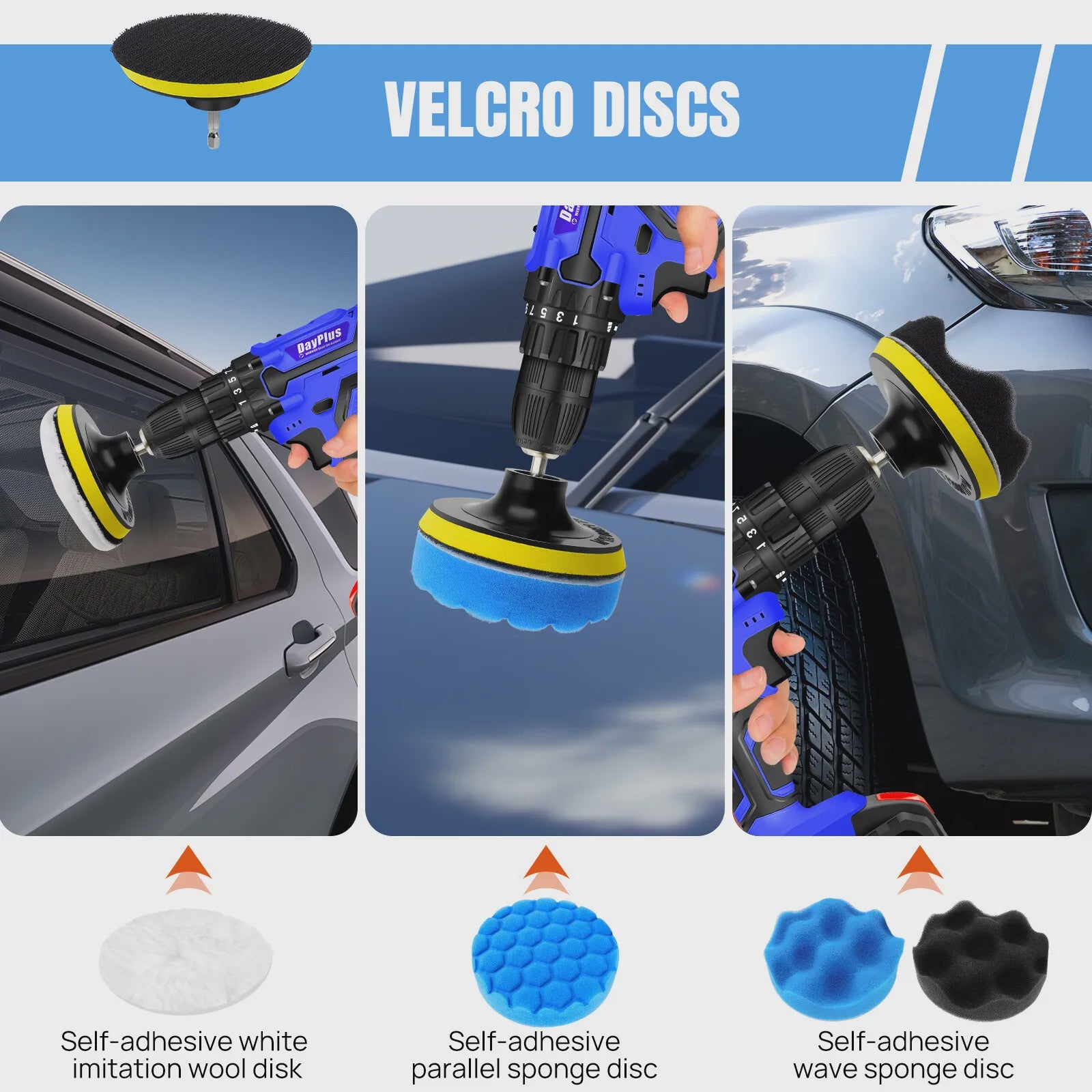 29-delige Auto Poets- en Detailset: Borstels, Sponges & Doeken voor Interieur & Exterieur