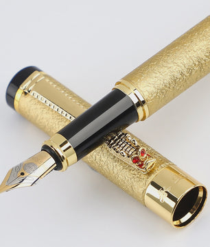 Luxe Metalen Vulpen met Iridium Punt (0.5mm) - Stijlvol Schrijven voor Kantoor en School