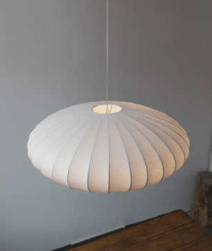 Wabi Sabi Zijden Hanglamp - Sfeervolle Plafondlamp voor Woon- en Eetkamer