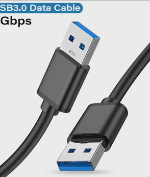 USB 3.0 Male-Male Kabel - 5Gbps Snelheid & Universele Compatibiliteit