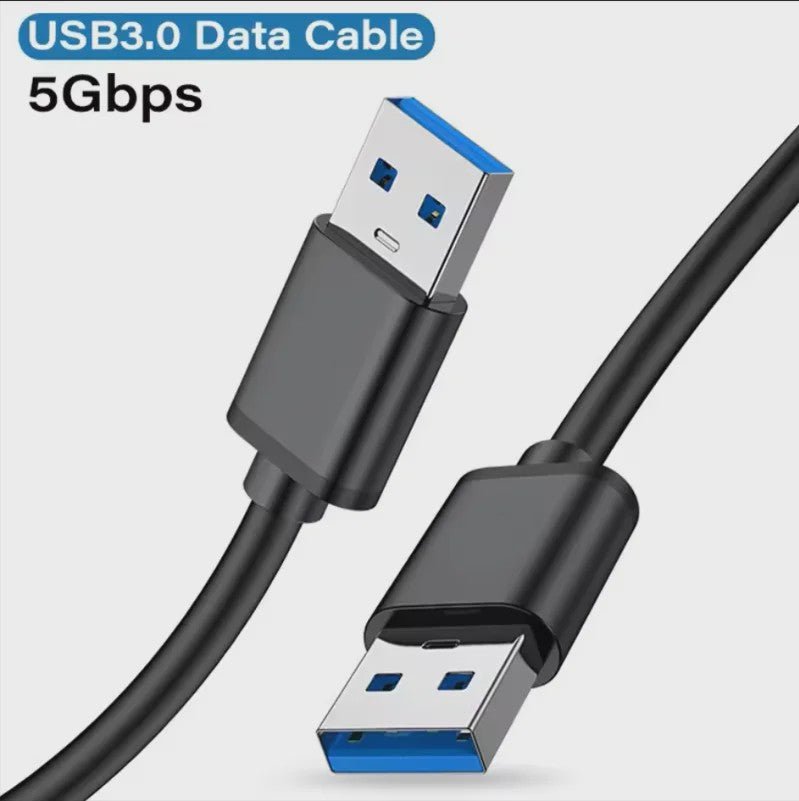 USB 3.0 Male-Male Kabel - 5Gbps Snelheid & Universele Compatibiliteit