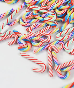 Mini Kerststokjes (10/30/50 Stuks) - Kleurrijke & Rode Candy Cane Decoraties voor Kerst DIY & Huisdecoratie