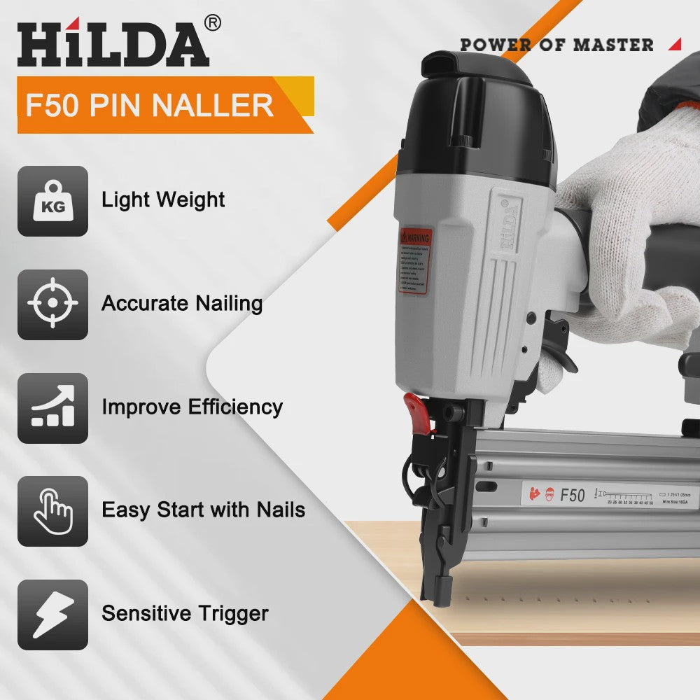 HILDA 8016 Pneumatische Nietmachine voor Houtbewerking en Decoratie