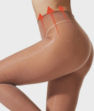 Glanzende 20D Pantyhose met Sparkle - Hoge Taille & Dans Tights