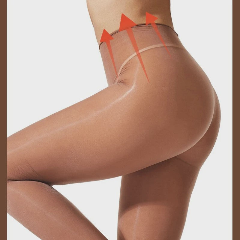 Glanzende 20D Pantyhose met Sparkle - Hoge Taille & Dans Tights