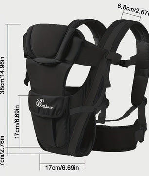 Ergonomische 4-in-1 Baby Draagzak: Verstelbaar van Pasgeboren tot Peuter