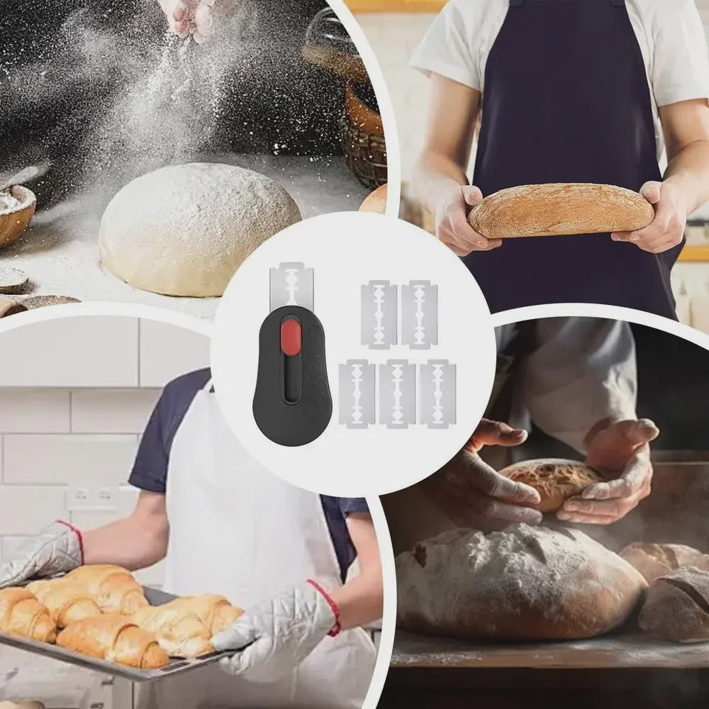 Brood Lame Set met 5 Mesjes - Sourdough Deegsnijder voor Bakkerij