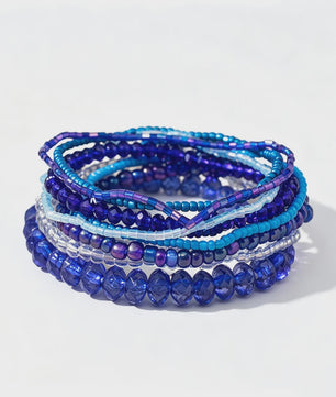 Set van 10 Bohemia Kralen Armbanden - Zomerse Stijl & Strand Vakantie Sieraden
