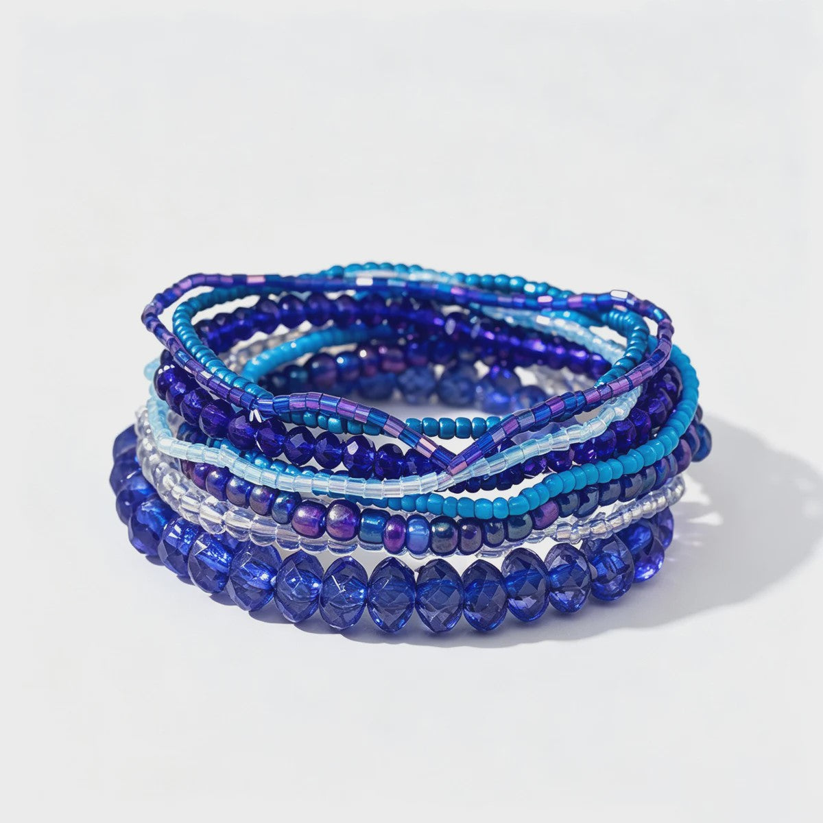 Set van 10 Bohemia Kralen Armbanden - Zomerse Stijl & Strand Vakantie Sieraden