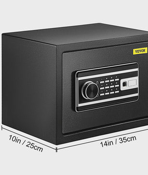 Digitale Kluis met Vingerafdrukscanner & Code - 0.8 Cu Ft - Veilig Geld, Documenten & Waardevolle Spullen