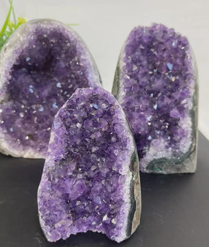 Natuurlijke Amethist Geode Kristal Cluster - Unieke Ruwe Kwarts Decoratie