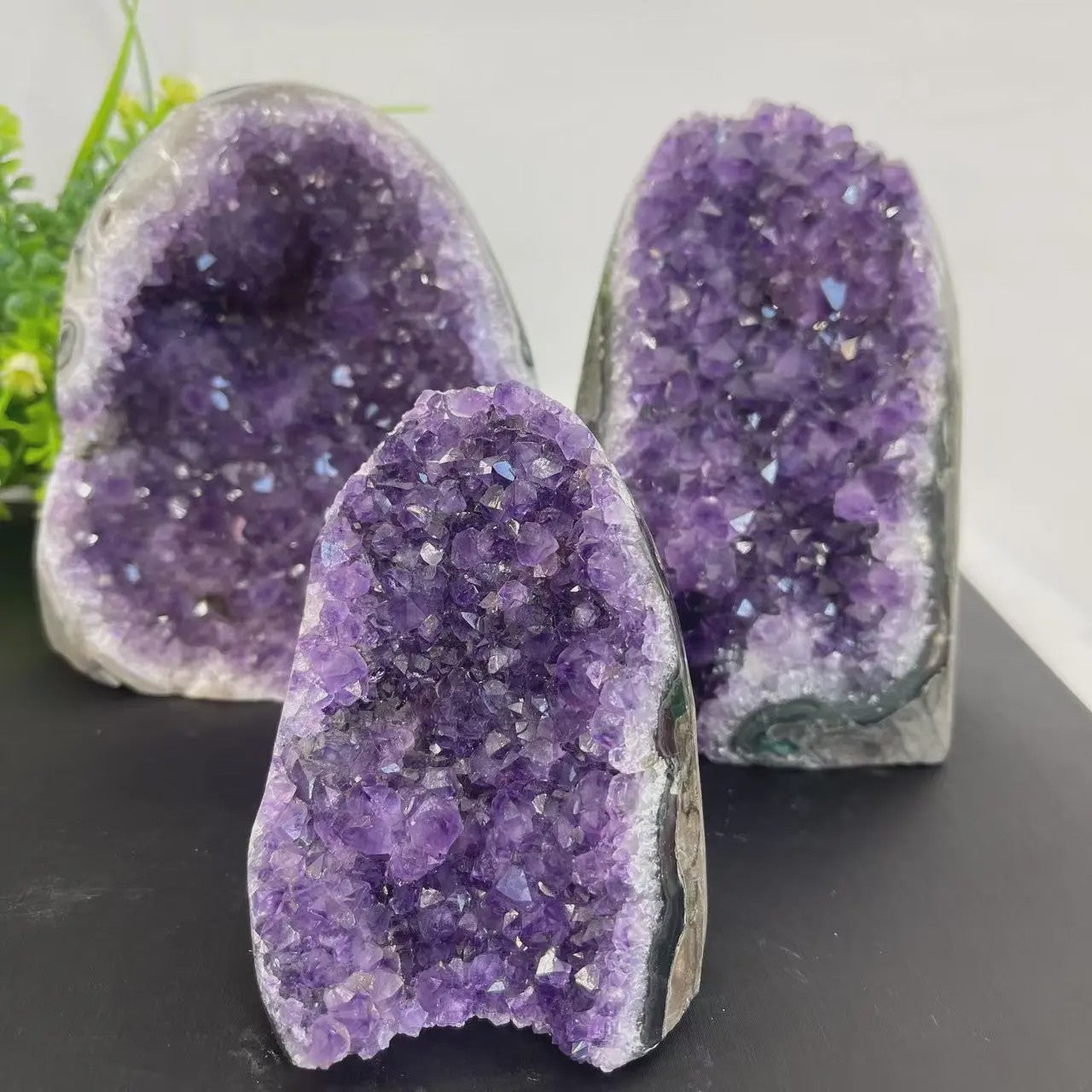 Natuurlijke Amethist Geode Kristal Cluster - Unieke Ruwe Kwarts Decoratie