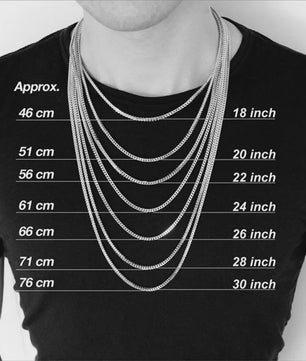 Vnox Gouden Kubaanse Ketting - Roestvrij Staal Unisex Halsketting