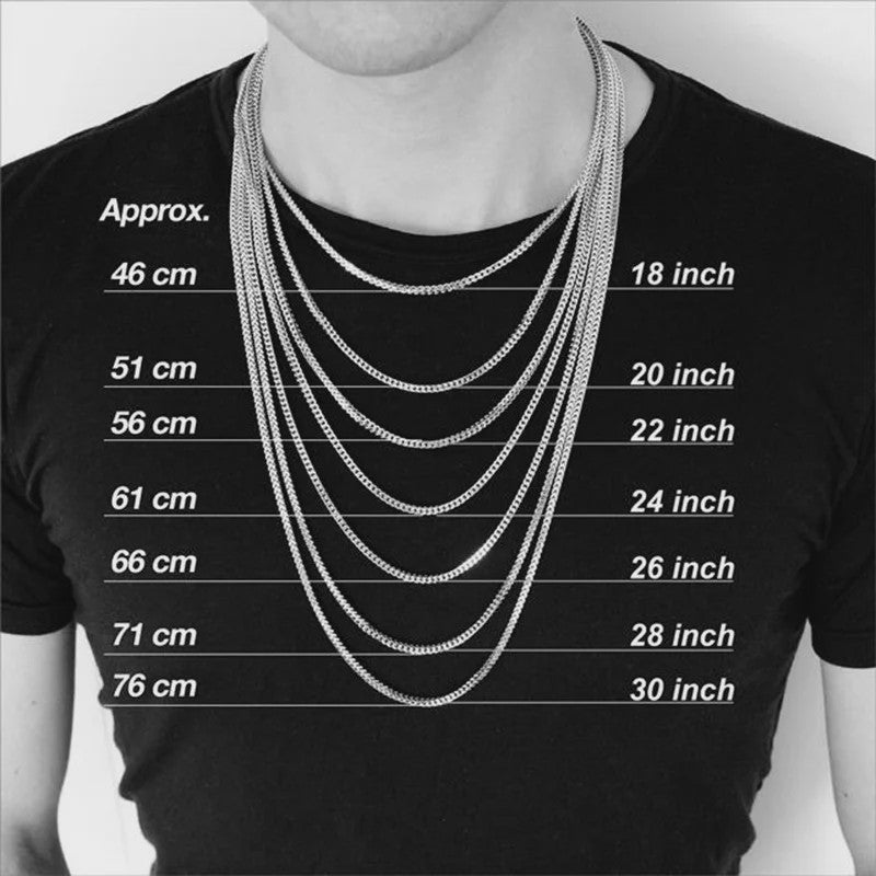Vnox Gouden Kubaanse Ketting - Roestvrij Staal Unisex Halsketting