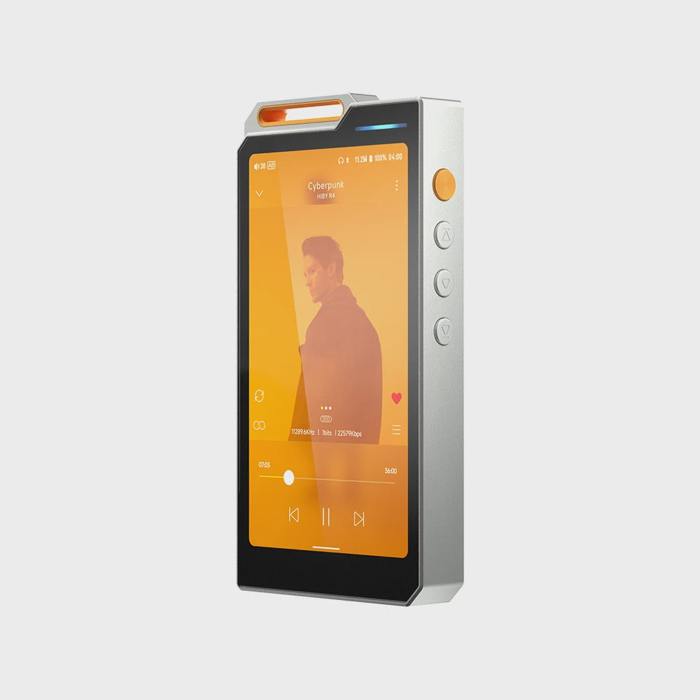 HiBy R4 HiFi Music Player: Quad DAC, Android 12, MQA & DSD256 met 11 uur batterijduur