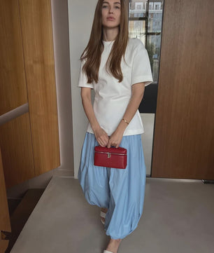Dames Lantaarnbroek van 100% Katoen - Losse Pasvorm, Street Style