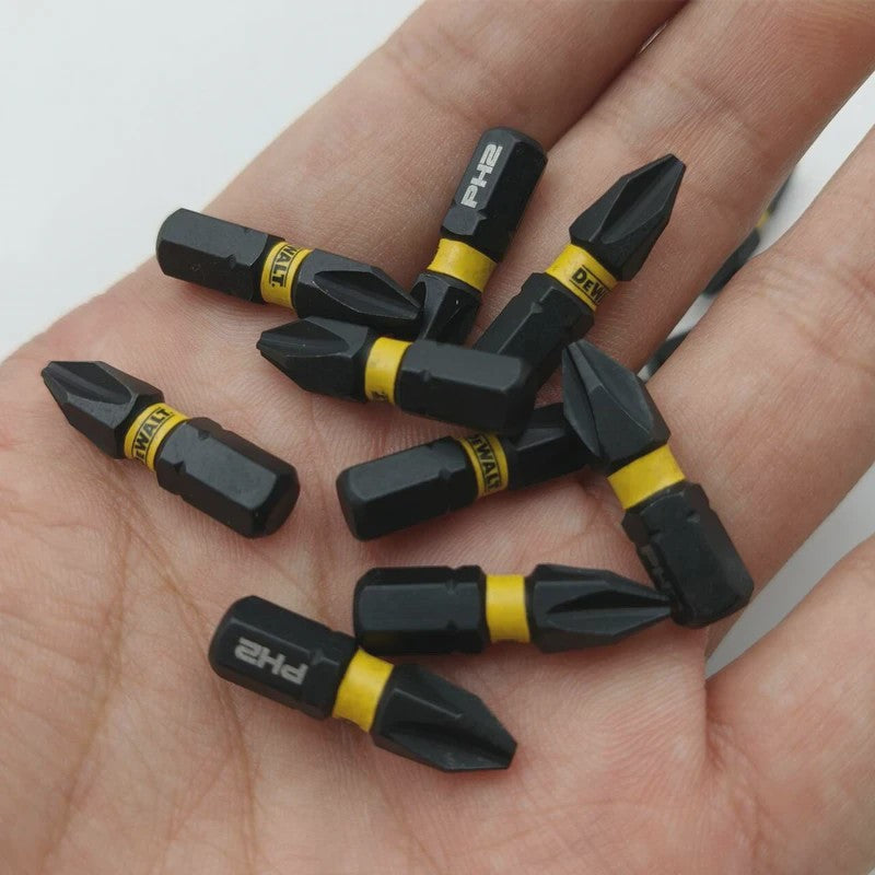 DEWALT PH2 Impact Bits Set - 25mm Schroefbits voor Elektrische Schroefmachines en Boormachines