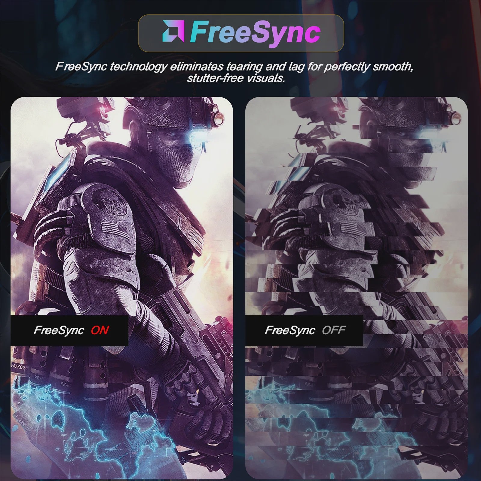 Hgfrtee 27" QHD 240Hz Gaming Monitor | 1ms Reactietijd, HDR10 & Adaptive Sync