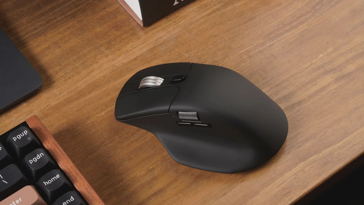Keychron M6 Draadloze Muis: 2.4GHz/Bluetooth, Type-C, 1K/8K Polling Rate, 26000 DPI