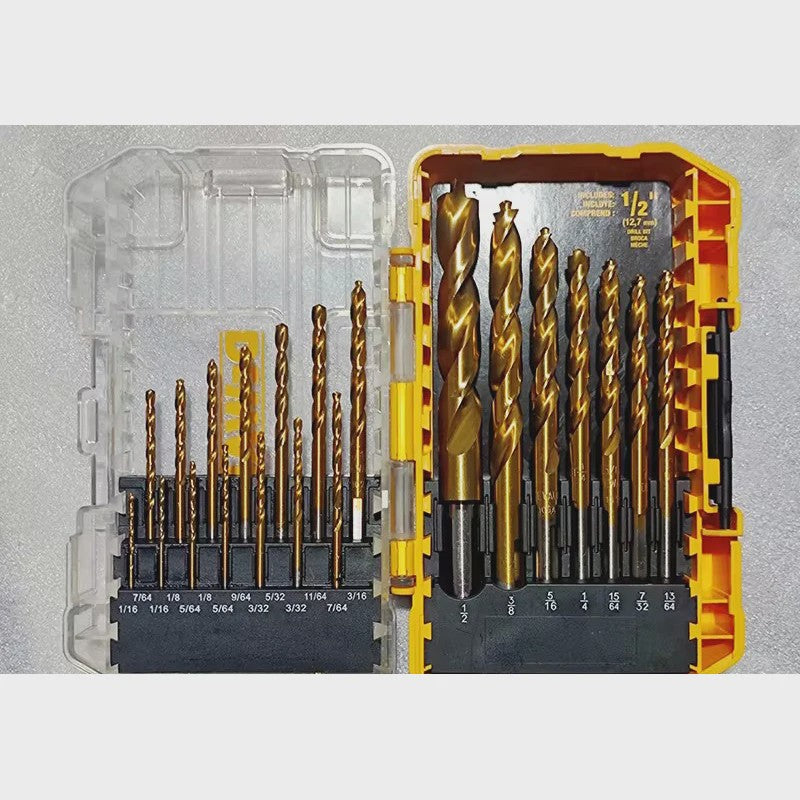 DEWALT DW1361 Titanium HSS Hout- en Metaalboor Set (21-delig)