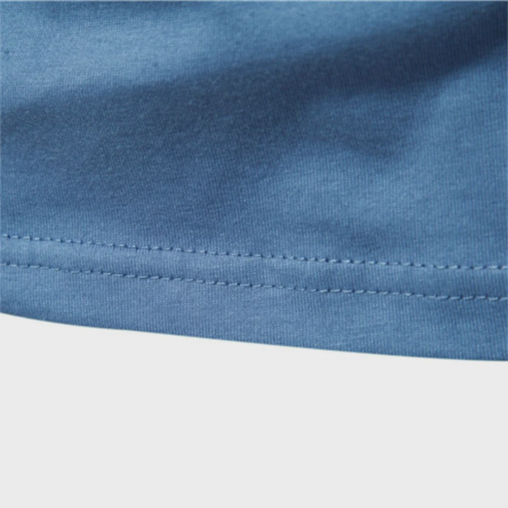 AIOPESON Heren Basic Longsleeve T-shirt - Katoen, Ronde Hals, Effen Kleur