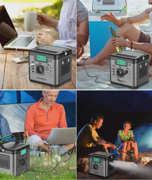 SWAREY S500 Pro Power Station 518Wh - Draagbare Energie met 100W Zonnepaneel