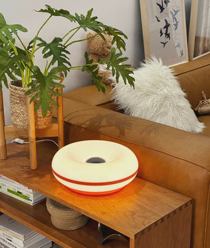 Donut Sfeerlamp met USB - Verstelbare Kleur & Helderheid - Decoratieve Tafellamp