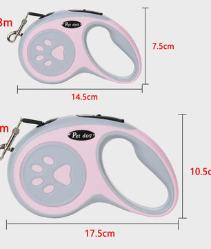 Intrekbare Hondentuig 3/5 Meter - Veilig en Comfortabel voor Kleine en Middelgrote Honden & Katten