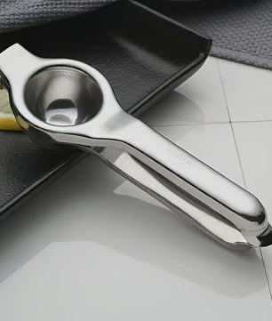 Roestvrijstalen Handmatige Citroenpers - Efficiënt en Gemakkelijk voor Thuis & Horeca