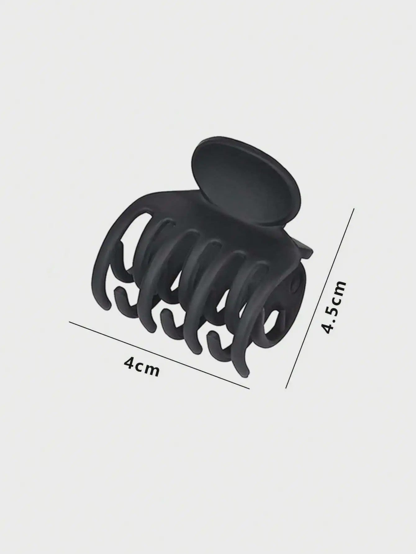 Set van 3 of 12 Matte Mini Klipjes voor Dun Haar - 4 cm - Antislip Haaraccessoires